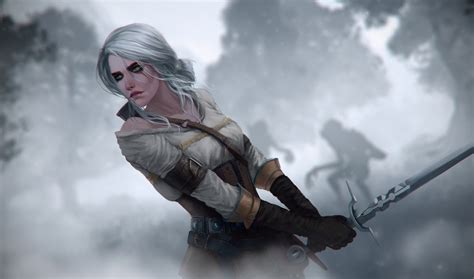 ciri the witcher 3 digital art 4k hd games 4k wallpapers images backgrounds photos and pictures