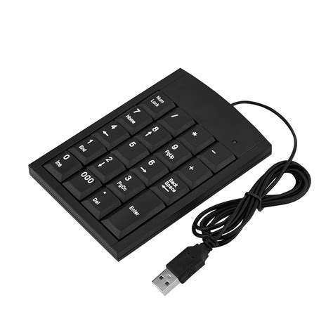topincn portable mini usb numeric keypad number keyboard  laptop usb numeric keypad number