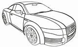 Audi R8 Coloring Pages Ausmalbilder sketch template
