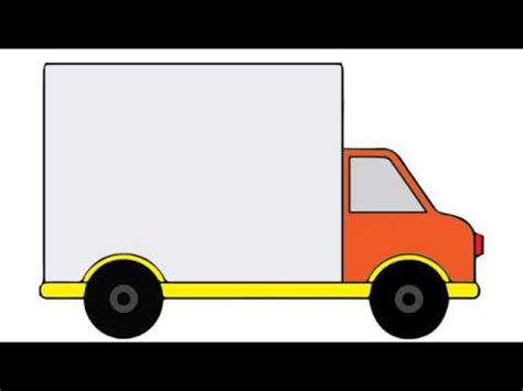 draw  delivery truck art  kids youtube