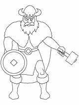 Wikinger Vikingo Gods Ausmalbild Personnages sketch template