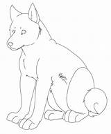 Shiba Inu Pages Coloring Deviantart Template sketch template