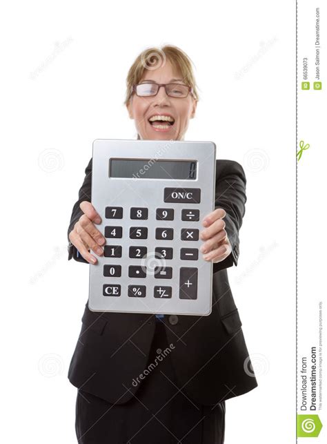 zeer grote calculator stock afbeelding image  ouder