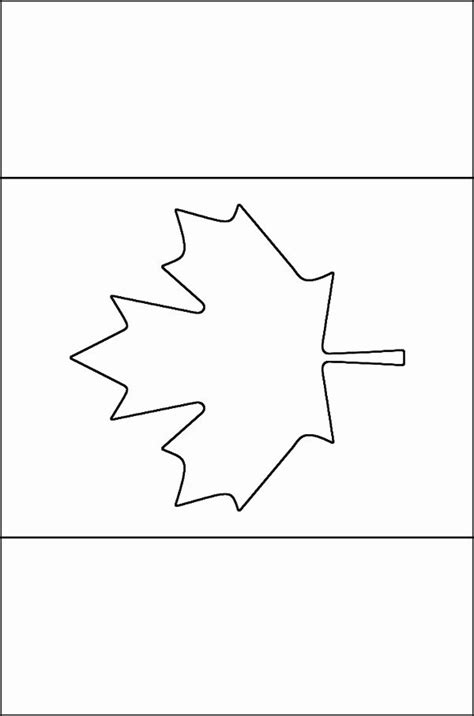 canada flag coloring page  canadian flag coloring page