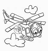 Coloring Helicopter Apache Pages Cartoon Sky Getdrawings Truck Color Printables Visit Getcolorings sketch template