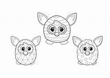 Coloring Furby Pages Printable Sheet Kids Furbie Sheets Collection Print Princess Popular sketch template