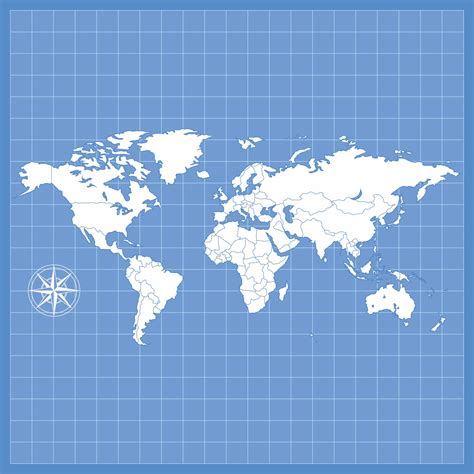 blank world map worksheet