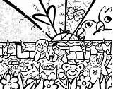 Britto Para Coloring Romero Pages Colorear Colorir Artistas Arte Obras Pop Desenhos Láminas Pequeños Laminas Pintar Getcolorings Pinturas Niños Dibujos sketch template
