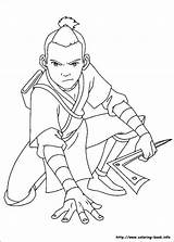 Coloring Avatar Airbender Last Book Pages Info sketch template
