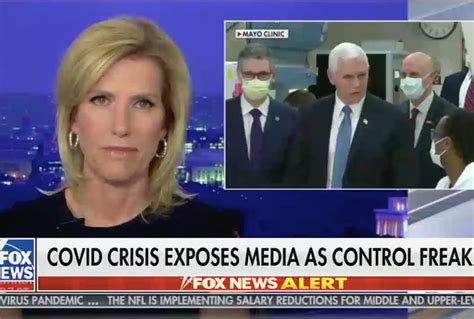 Laura Ingraham Falsely Claims Urging People To Wear Masks Is A Plot To