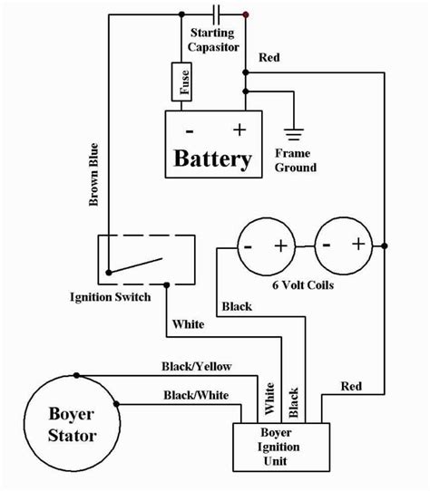basic  volt ignition wiring diagram wiring diagram