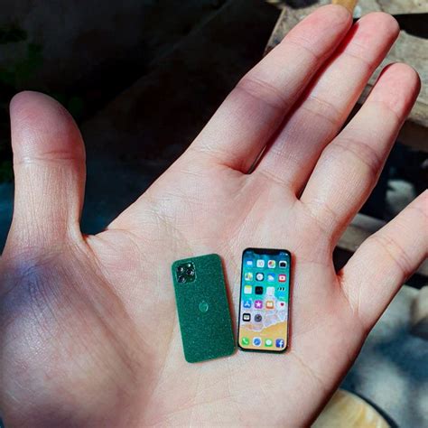 iphone  pro max midnight green toy miniature scale  etsy