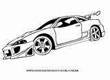Eclipse Pages Mitsubishi Coloring Para Template Colorir Imprimir Carro sketch template