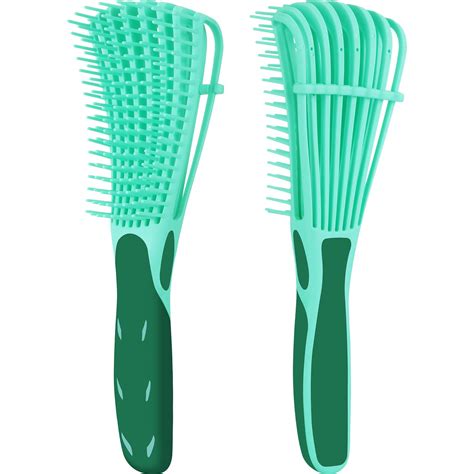 amazoncom  pack detangling brush  curly hair ez detangler brush hair detangler afro