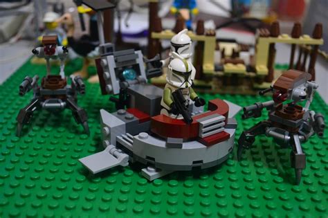 totally toys lego star wars clone troopers  droidekas