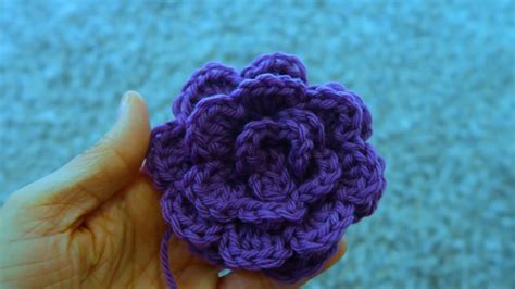crochet rose pattern  beginners crocheted world