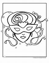 Gras Mardi Coloring Pages Beads Getcolorings sketch template