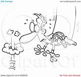Trapeze Coloring Pages Toonaday Grab Failing Artist His Cartoon Royalty Partner Outline Illustration Rf Clip sketch template