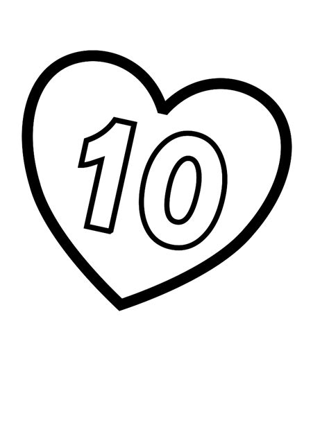 filevalentines day hearts number   coloring pages  kids boys