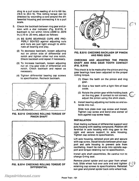 long    series tractor service manual