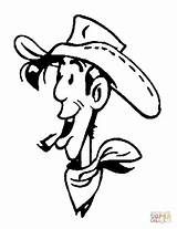 Lucky Luke Coloring Pages Happy Color Supercoloring Drawing Printable Popular sketch template