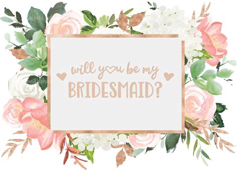 bridesmaid bridesmaid proposal printable etsy