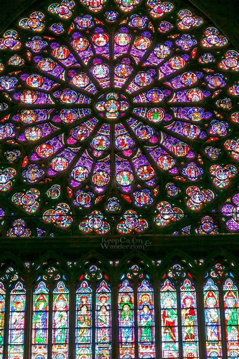photos the stained glass windows at notre dame paris