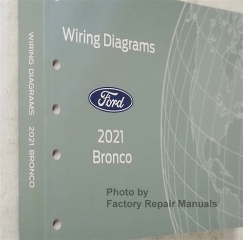 ford bronco electrical wiring diagrams manual original factory repair manuals