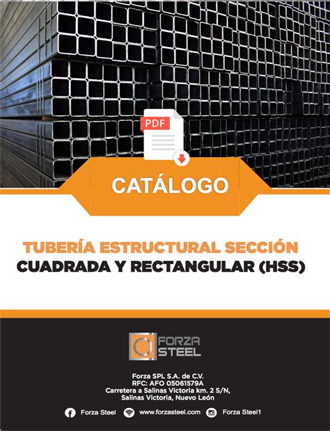 tuberia estructural de seccion cuadrada  rectangular hss forza steel