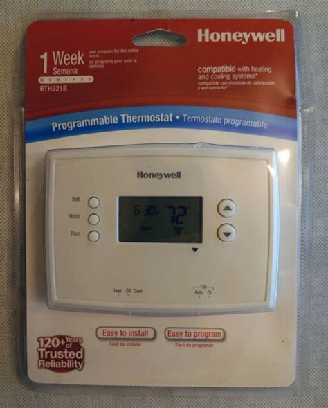 honeywell rthb  week programmable thermostat  sale  ebay