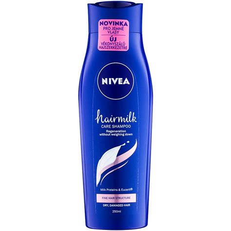 nivea hairmilk nourishing shampoo  fine hair notinocouk