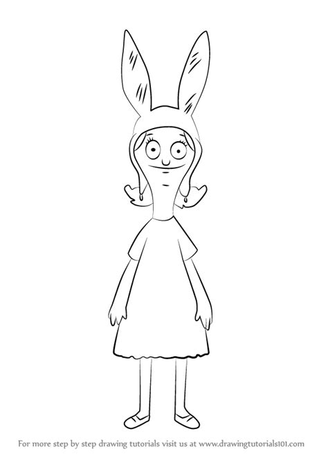 louise belcher dress coloring pages literacy ontario central south