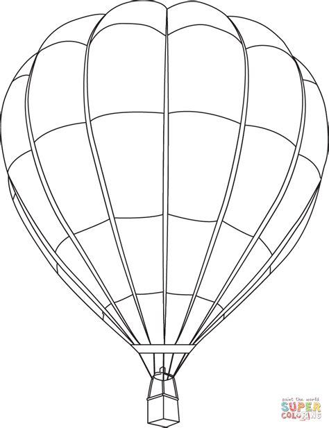 hot air balloon coloring pages  printable printable templates