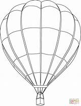 Air Hot Coloring Balloon Pages Printable Balloons Drawing Dot Supercoloring Categories sketch template