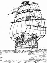 Disegni Statek Barco Navio Coloring Schiff Morzu Pirati Bambini Kolorowanki Navire Navi Kolorowanka Hoher Piratas Colorkid Malvorlagen Coloriages sketch template
