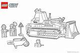 Lego City Coloring Pages Construction Printable Color Print Kids sketch template