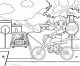 Coloring Pages Teaching Safety Street Kids Danger Stranger sketch template