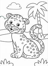 Cheetah Coloring Pages Printable Drawing Supercoloring Categories sketch template
