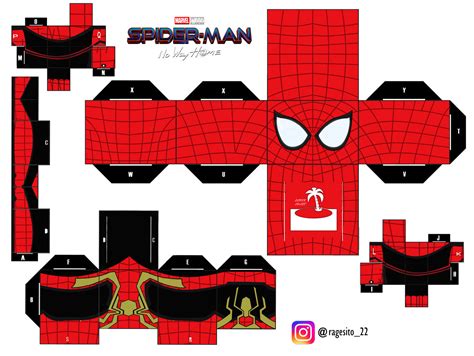 spiderman integrated suit cubeecraft  jimyenriquez  deviantart