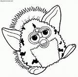 Furby Colouring Furbys Encantan Pintarlos También sketch template