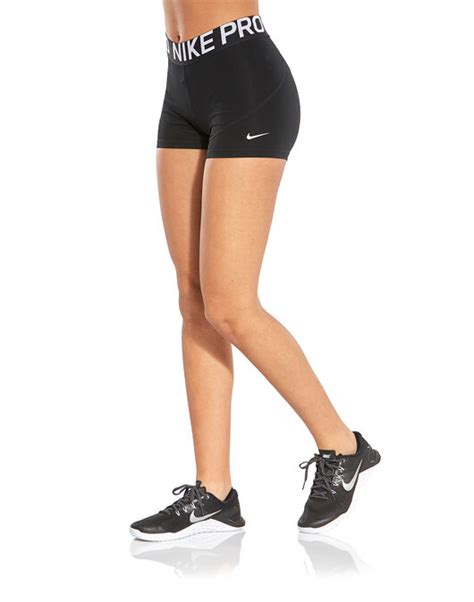 Women S Black Nike Pro Gym Shorts Life Style Sports