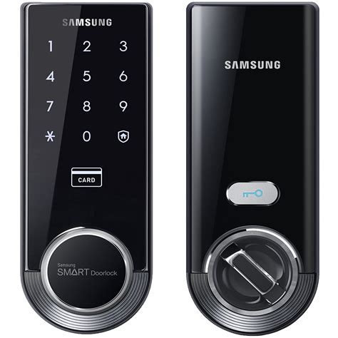 samsung shs  digital door lock black keyless electronic