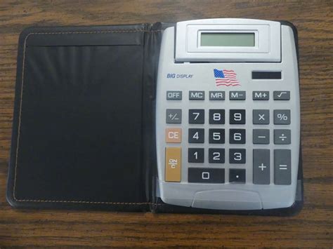 lot  big display  digit electronic calculator  case hidden treasure estate sales  ocala