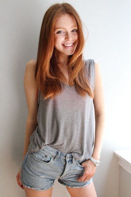 Pin By Sam On Shorts And Overall Shorts Beautiful Redhead