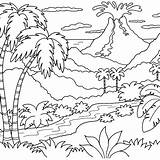 Coloring Pages Nature Kids Scenery Farm Printable Drawing Color Print Drawings Getcolorings Colorings sketch template