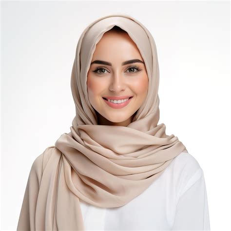 Premium Ai Image A Woman Wearing A Hijab With A Smile On Her Face