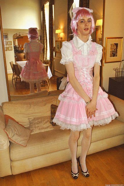 a sissy in his first dress his sister gave it to him for his birthday cd pinterest