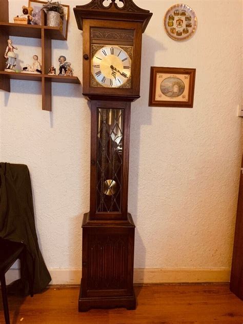 franz hermle grandfather clock  westminster chimes circa   newport gumtree