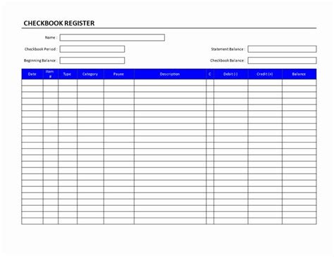blank registration form template awesome checkbook register form blank