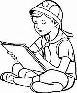 Coloring Writing Pages Kids Boy People Source sketch template